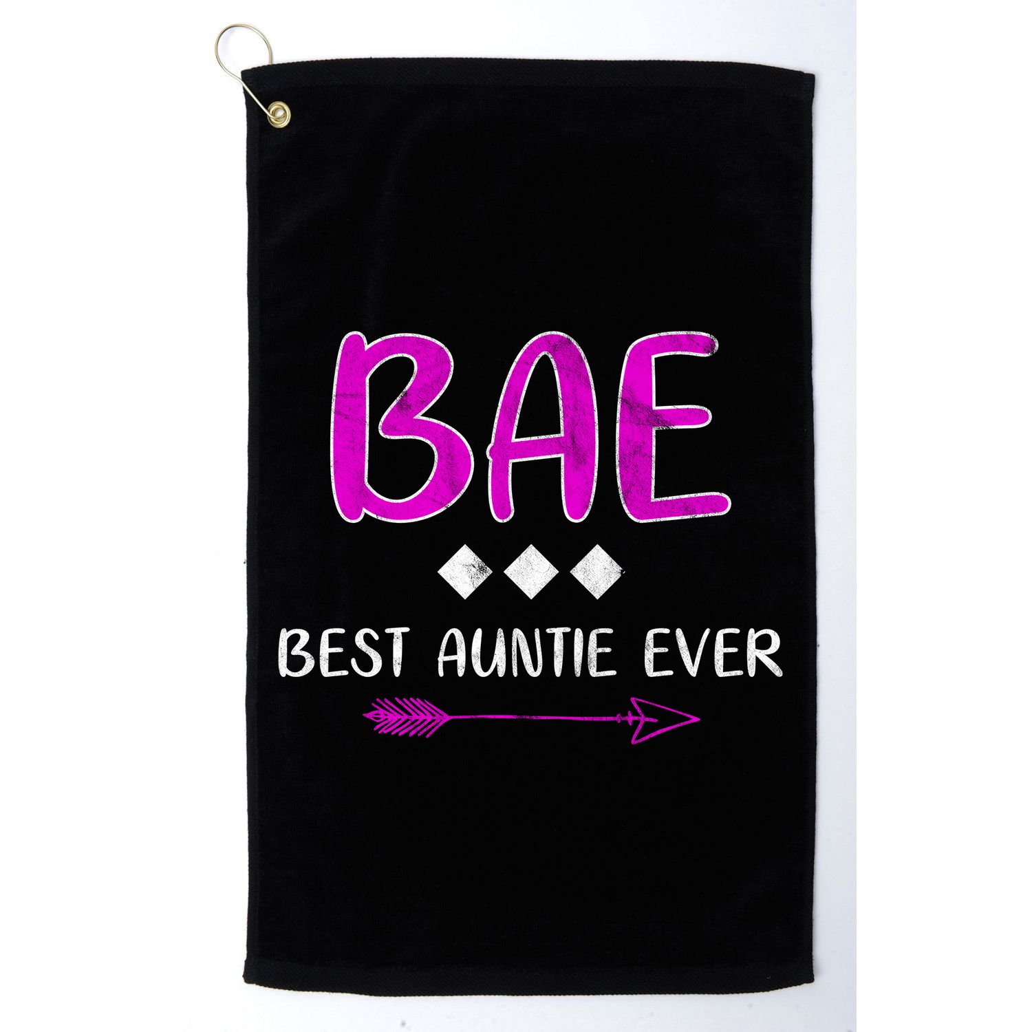 Bae Best Auntie Ever Golf Towel