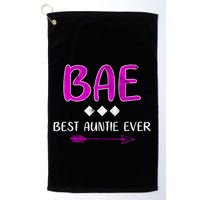Bae Best Auntie Ever Golf Towel
