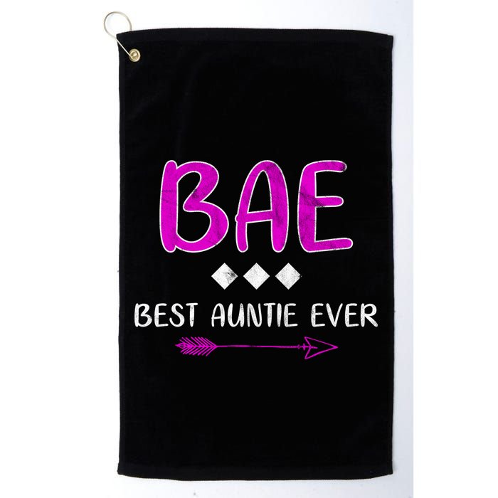Bae Best Auntie Ever Golf Towel