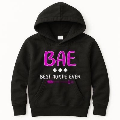 Bae Best Auntie Ever Kids Hoodie