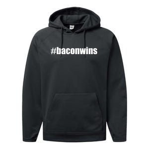 #Baconwins Performance Fleece Hoodie