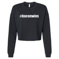 #Baconwins Cropped Pullover Crew