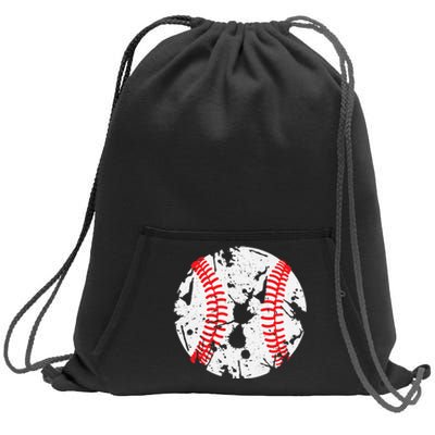 Baseball Sweatshirt Cinch Pack Bag