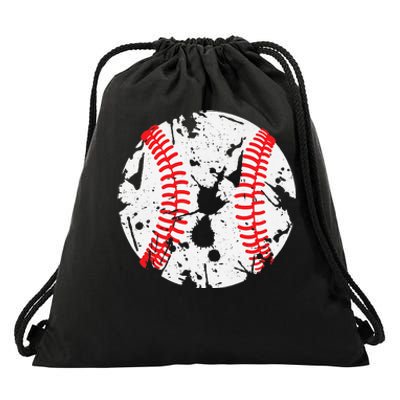 Baseball Drawstring Bag