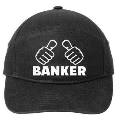 Banker 7-Panel Snapback Hat