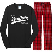 Big Brother Again Design With Arrow And Heart Long Sleeve Pajama Set