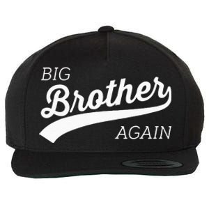 Big Brother Again Design With Arrow And Heart Wool Snapback Cap