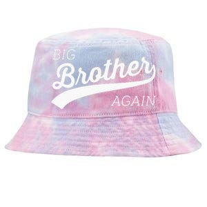 Big Brother Again Design With Arrow And Heart Tie-Dyed Bucket Hat