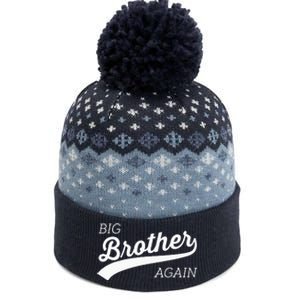 Big Brother Again Design With Arrow And Heart The Baniff Cuffed Pom Beanie