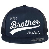 Big Brother Again Design With Arrow And Heart Flat Bill Trucker Hat