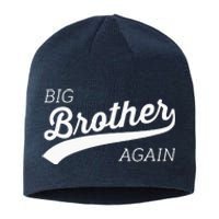 Big Brother Again Design With Arrow And Heart Sustainable Beanie