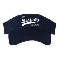 Big Brother Again Design With Arrow And Heart Valucap Bio-Washed Visor