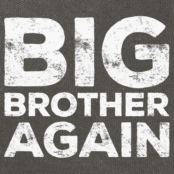 Big Brother Again Cotton Canvas Backpack