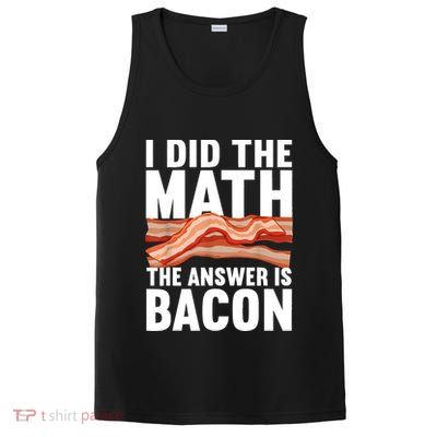 Best Bacon Art For Women Food Pork Meat Bacon Lovers PosiCharge Competitor Tank