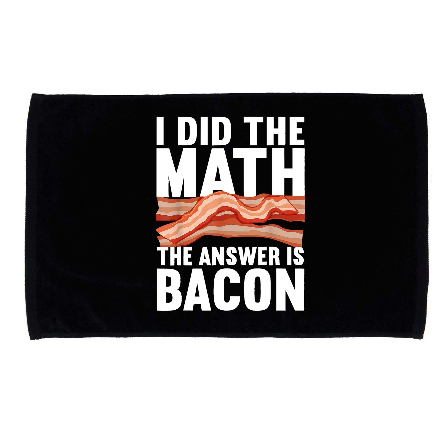 Best Bacon Art For Women Food Pork Meat Bacon Lovers Microfiber Hand Towel