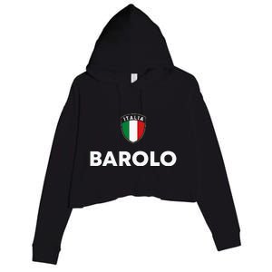 Barolo Crop Fleece Hoodie