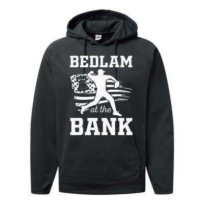 Bedlam Bedlam At The Bank Philadelphia Baseball Performance Fleece Hoodie