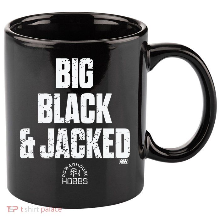 Big Black And Jacked 11oz C Handle Ceramic Mug
