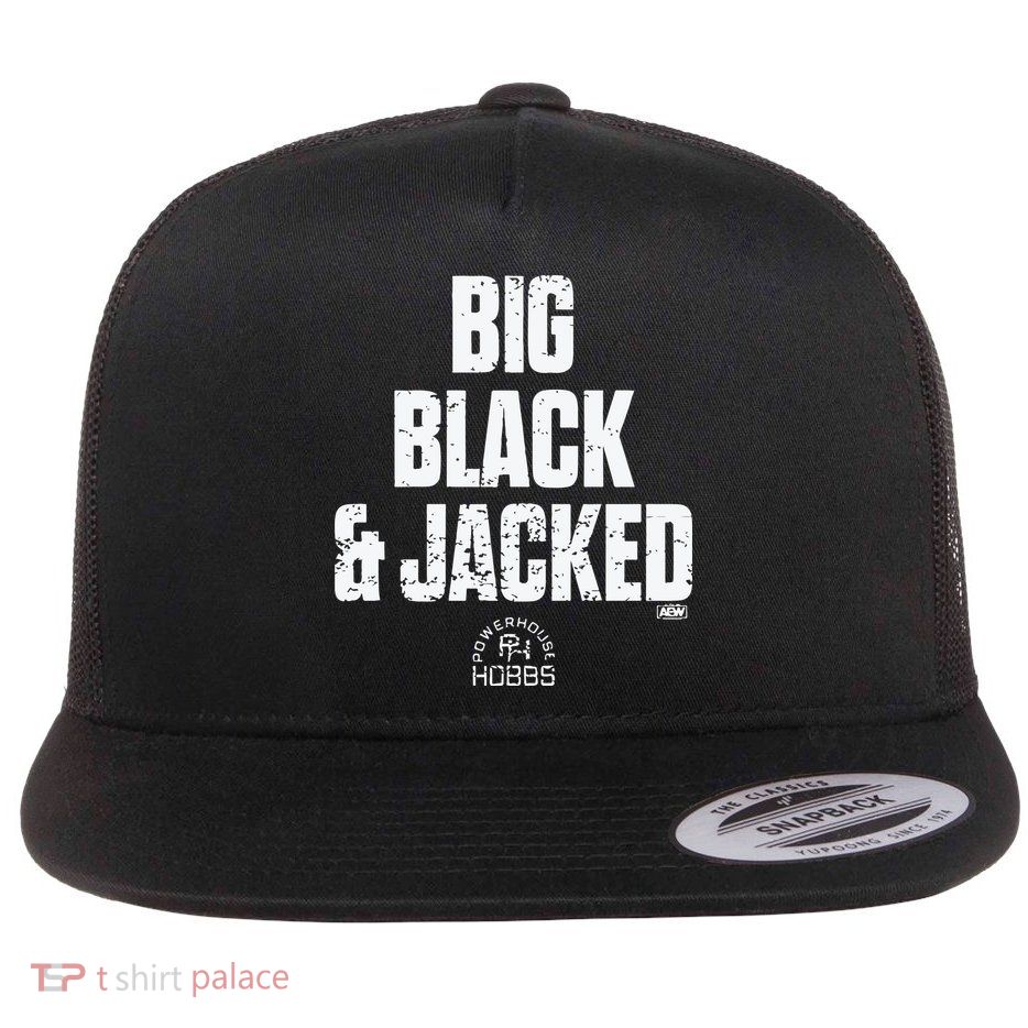 Big Black And Jacked Flatbill Hat