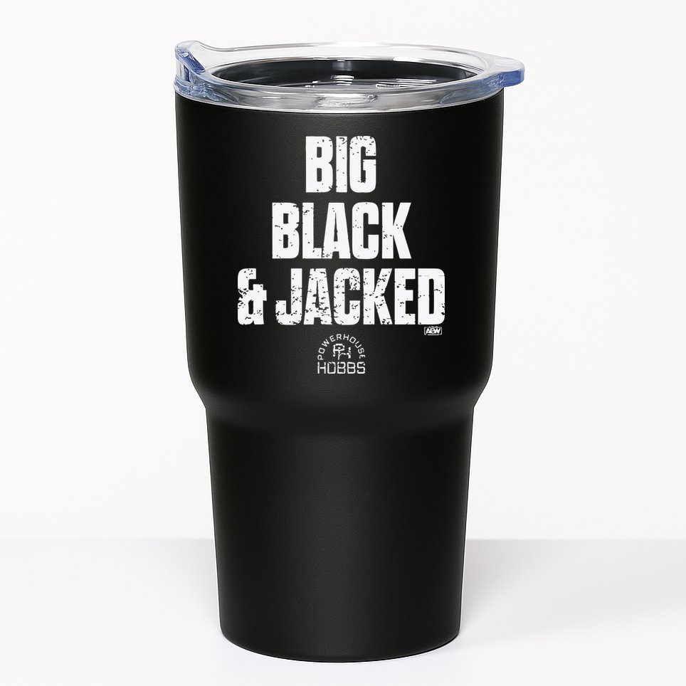 Big Black And Jacked Tumbler