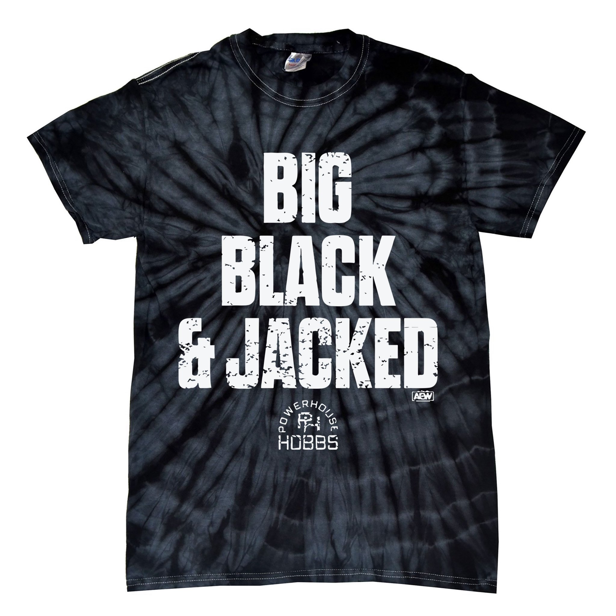 Big Black And Jacked Tie-Dye T-Shirt