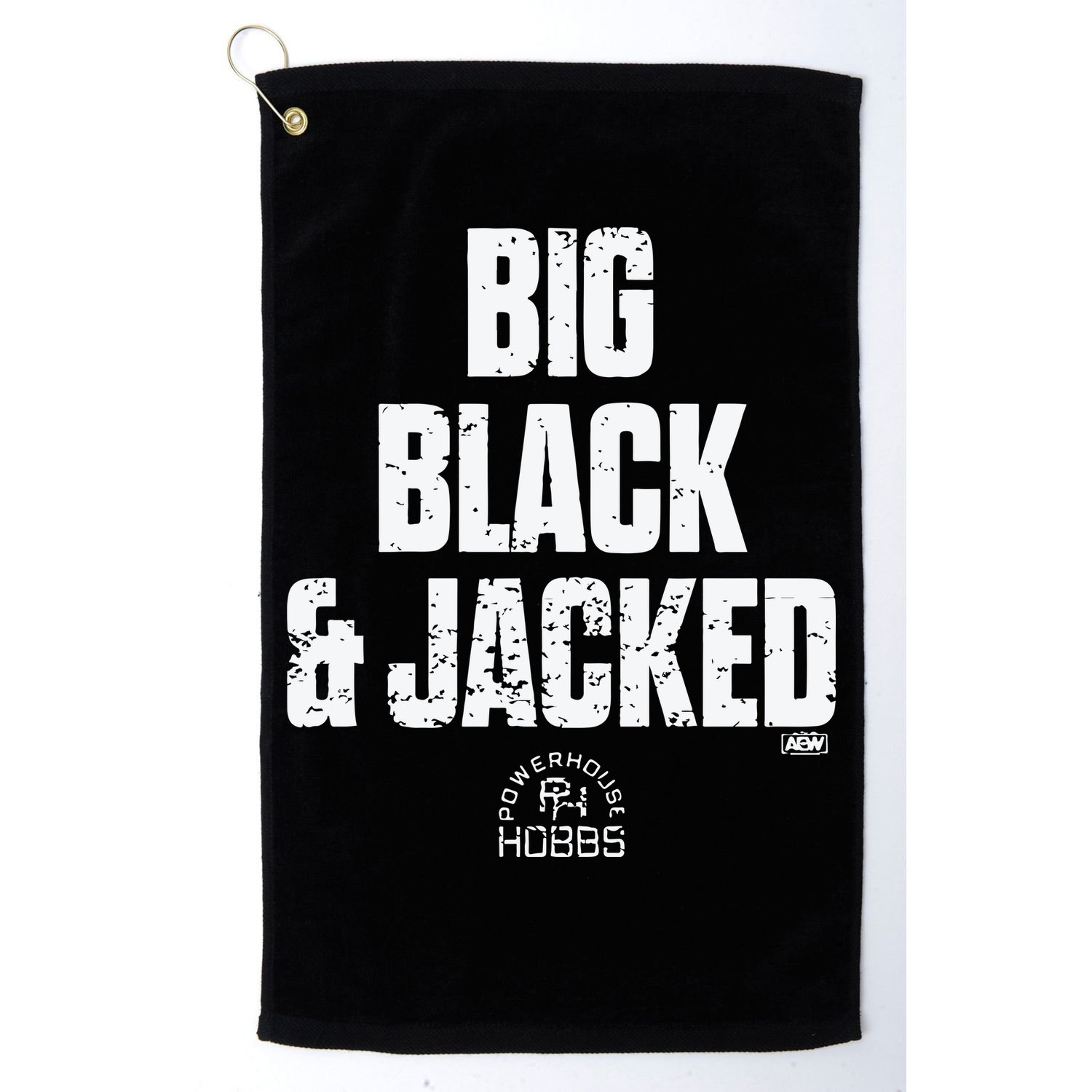 Big Black And Jacked Golf Towel