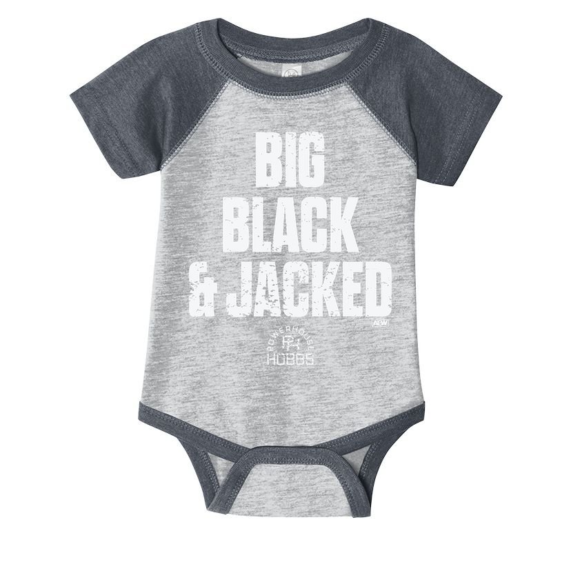 Big Black And Jacked Infant Baby Jersey Bodysuit