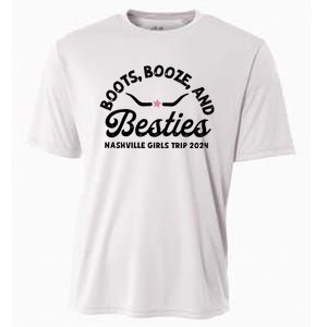 Boots Bozze And Besties Nashville Girl Trip 2024 Cooling Performance Crew T-Shirt