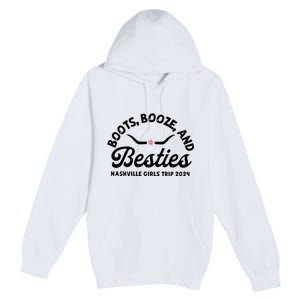 Boots Bozze And Besties Nashville Girl Trip 2024 Premium Pullover Hoodie