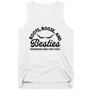 Boots Bozze And Besties Nashville Girl Trip 2024 Tank Top