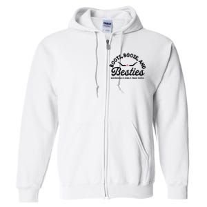 Boots Bozze And Besties Nashville Girl Trip 2024 Full Zip Hoodie