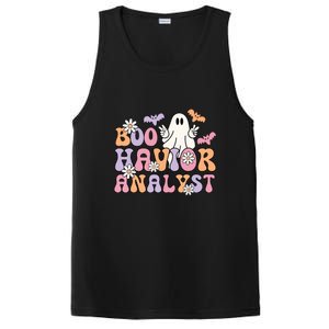 Boo Behavior Analyst Retro Halloween ABA Therapist BCBA Gift PosiCharge Competitor Tank