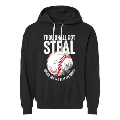 Baseball Garment-Dyed Fleece Hoodie