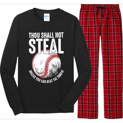 Baseball Long Sleeve Pajama Set