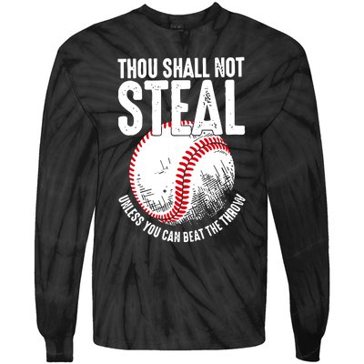 Baseball Tie-Dye Long Sleeve Shirt