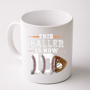 Baseball Birthday Age 10 Sports Themed Birthday Coffee Mug