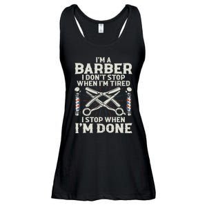 Best Barber Art For Men Male Hairstylist Barbershop Lover Ladies Essential Flowy Tank