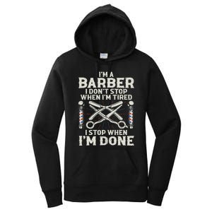 Best Barber Art For Men Male Hairstylist Barbershop Lover Women's Pullover Hoodie