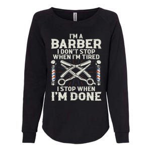 Best Barber Art For Men Male Hairstylist Barbershop Lover Womens California Wash Sweatshirt