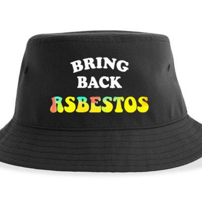 Bring Back Asbestos Sustainable Bucket Hat