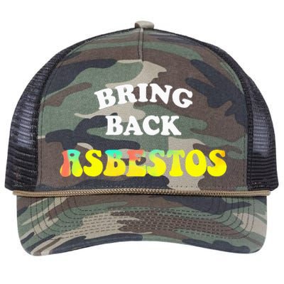 Bring Back Asbestos Retro Rope Trucker Hat Cap