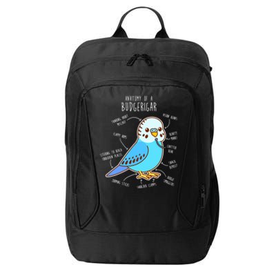 Blue Budgie Anatomy City Backpack