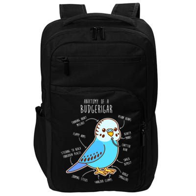 Blue Budgie Anatomy Impact Tech Backpack