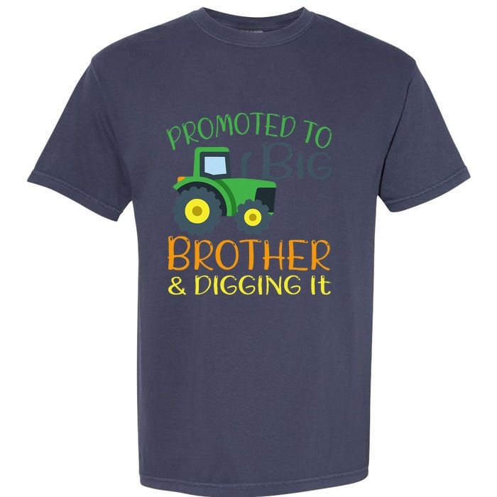 Big Brother Announcement Big Brother With Tractor Garment-Dyed Heavyweight T-Shirt