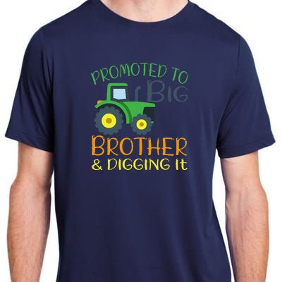 Big Brother Announcement Big Brother With Tractor Adult ChromaSoft Performance T-Shirt