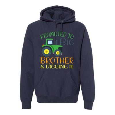 Big Brother Announcement Big Brother With Tractor Premium Hoodie