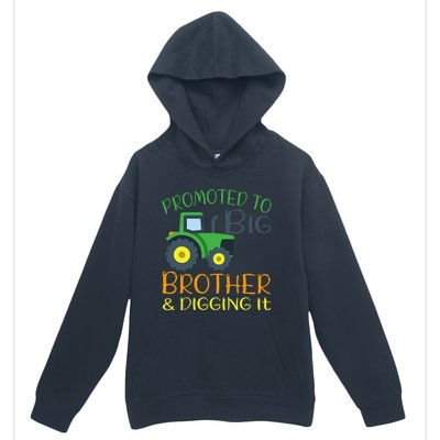 Big Brother Announcement Big Brother With Tractor Urban Pullover Hoodie