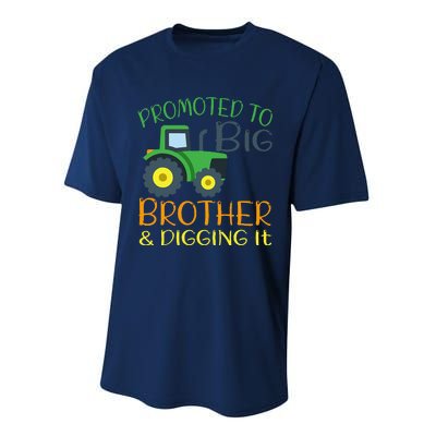 Big Brother Announcement Big Brother With Tractor Performance Sprint T-Shirt