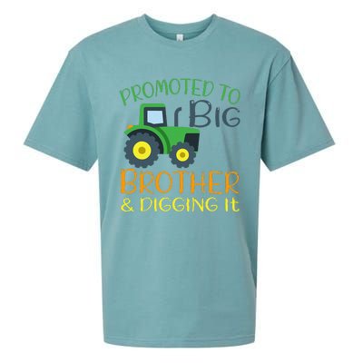 Big Brother Announcement Big Brother With Tractor Sueded Cloud Jersey T-Shirt