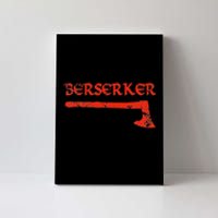 Berserker Bloody Axe Norse Viking Warrior Canvas